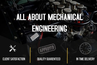 help you in all tasks related to mechanical engineering