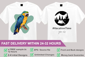 design creative t shirts for you
