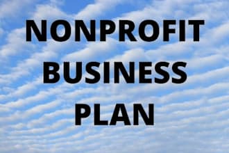 do a nonprofit business plan