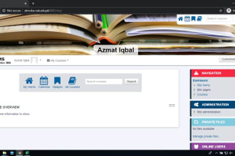 do everything of lms moodle