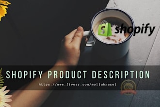 write shopify product description with SEO, title, and tag