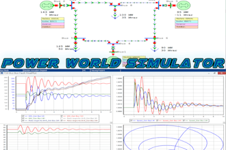 do electrical power analysis and simulations using power world simulator