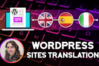 translate your wordpress site in spanish, english, italian