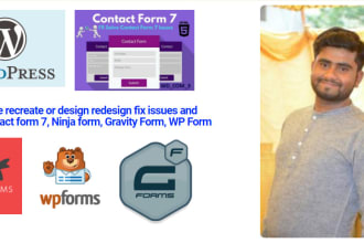 create update or fix gravity, ninja, cf7, wp form wordpress