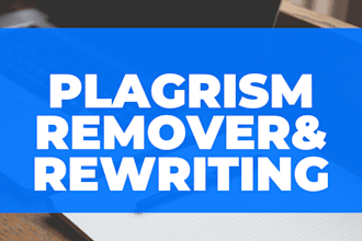 professionally rewrite, paraphrase or reword your document