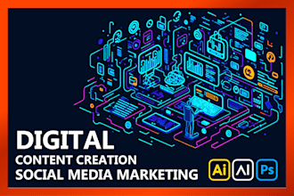 be your digital content creator and social media manager
