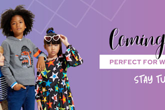 design website banners and graphic elements