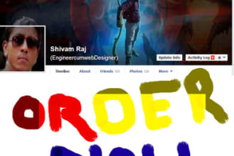 make facebook timeline cover pic [within 24hr][contact me Now]