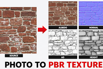 create seamless tileable pbr textures from your photo