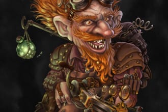 create some professional fantasy art