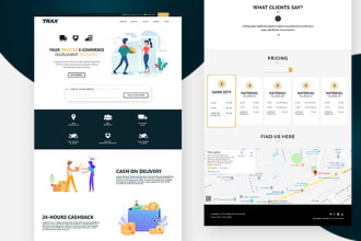 design a professional and modern website UI design