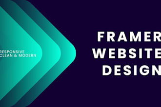 design your framer website or framer landing page