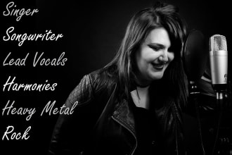 be your powerful metal and rock singer
