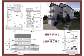 design any architectural drawing in autocad