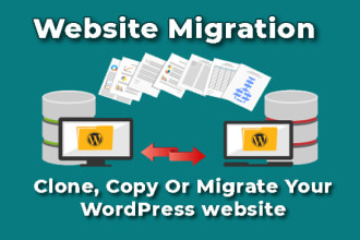 do wordpress website migration or backup in 1 hour