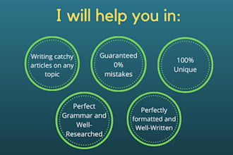 write catchy articles and blogs for websites