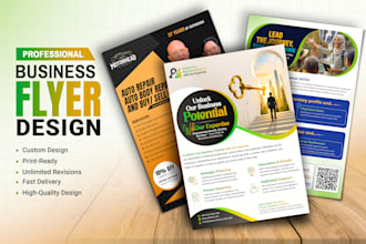 design a professional business flyer