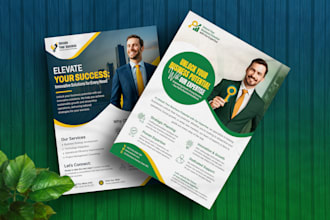 design business flyer, brochure, poster, catalog