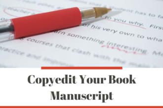 professionally copyedit your book manuscript
