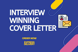 write interview winning cover letter for your dream job