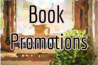 promote your book on my blog and social media accounts