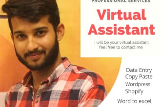 be your reliable virtual assistant and typist