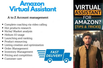 be your amazon virtual assistant for fba and fbm