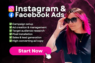 create high converting facebook and instagram ads sales and leads