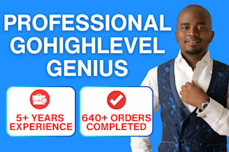 be your gohighlevel expert to setup highlevel website funnel workflow automation
