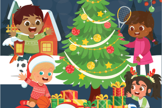create small christmas greeting cards for events and parties