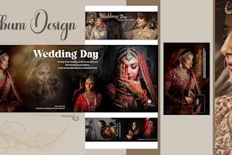 made professional wedding album