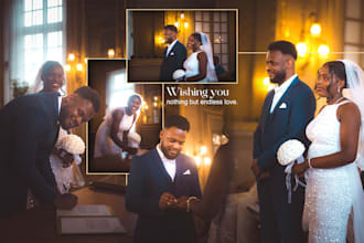 made professional wedding album