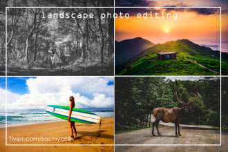do landscape photo editing and retouching in lightroom