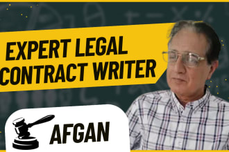 write legal contracts, agreements, and other legal documents