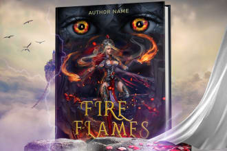 design children book cover, fantasy book cover, e book cover
