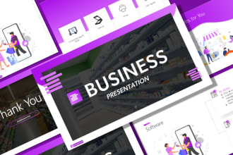make modern business powerpoint presentation