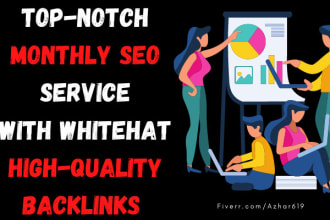 do monthly SEO service to improve website rankings in google