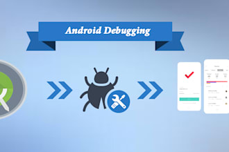 debug android application and modify its design