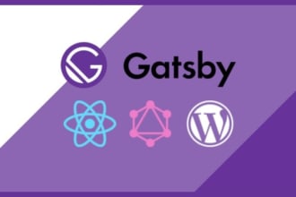 develop react, gatsby, nextjs web with graphql and wordpress