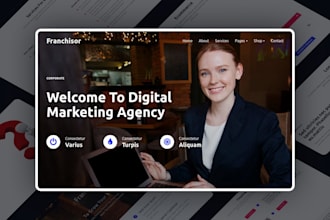 develop elegant and professional wordpress website design