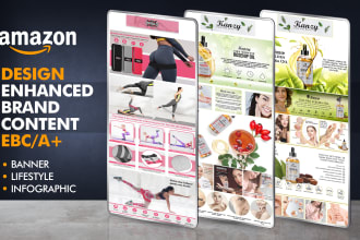design amazon ebc images or a plus listing images
