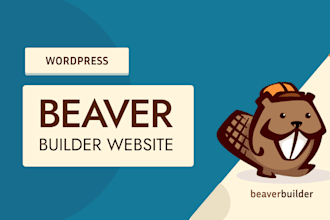 create, redesign wordpress website with beaver builder