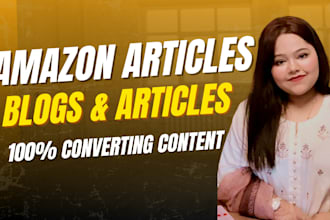 write persuasive amazon affiliate articles and SEO blogposts