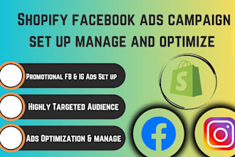 create shopify facebook ads
