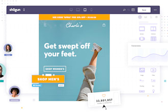 create ecommerce website with shogun page builder