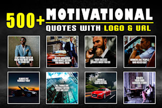 design 500 motivational inspirational quotes for instagram