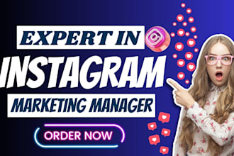 be your instagram marketing manager