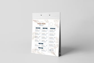 design modern print menu, food menu, restaurant menu, digital menu, price list