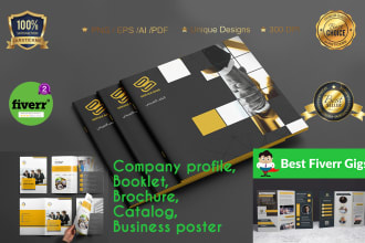 design flyer, brochure, company profile, proposal, catalog