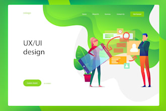 create mobile app ui and website ui design